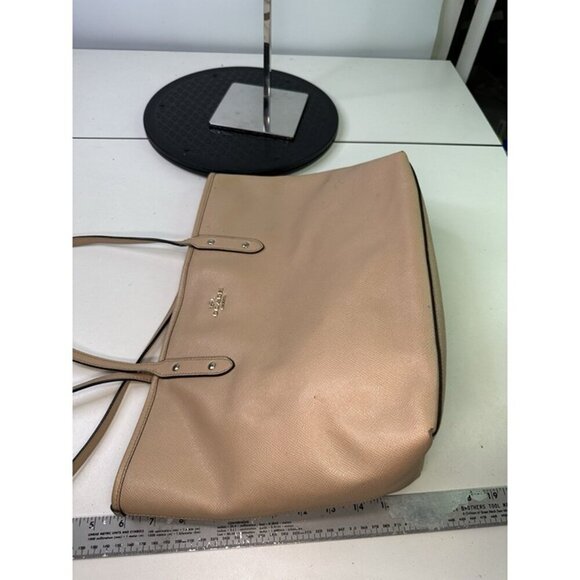 Coach Crossgrain Leather City Tote Bag No. K1647-F57522 EUC Missing Hangtag - Picture 7 of 11